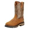 Men's Ariat 10" Workhog Pull-On Boots -Western Fashion-Ariat 0 650 ariat 10 workhog pull on aged bark army green