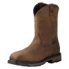 Men's Ariat 11" Workhog Wellington H2O Composite Toe Waterproof Boots 2 Men's Ariat 11" Workhog Wellington H2O Composite Toe Waterproof Boots -Western Fashion-Ariat 0 650 ariat 11 workhog wellington h2o composite toe waterproof oily distressed brown