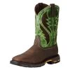Men's Ariat 11" Workhog Wide Square Toe VentTek Composite Toe Boots