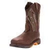 Men's Ariat 11" Workhog XT Dare Carbon Square Toe Boots -Western Fashion-Ariat 0 650 ariat 11 workhog xt dare carbon square toe bruin brown