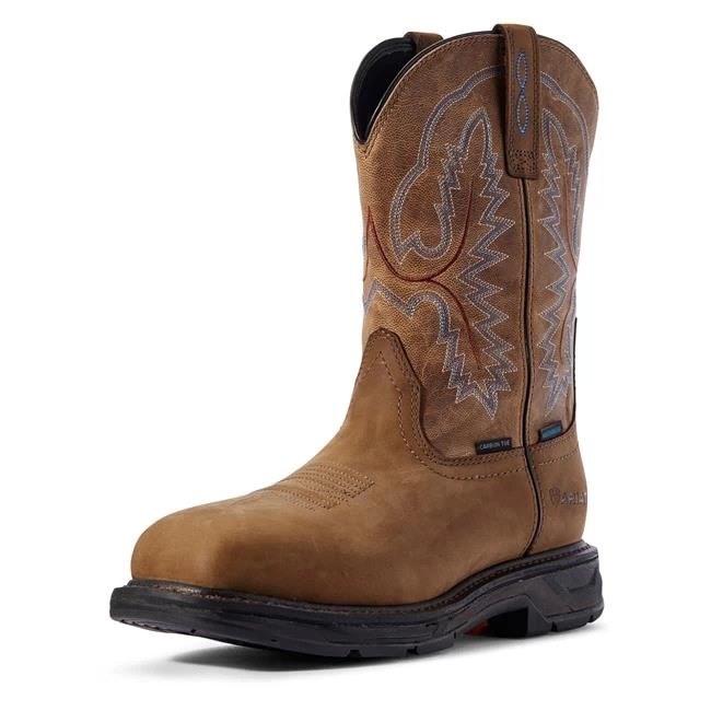 Men's Ariat 11" Workhog XT H2O Wide Sqare Carbon Toe Waterproof Boots 3 Men's Ariat 11" Workhog XT H2O Wide Sqare Carbon Toe Waterproof Boots
