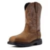 Men's Ariat 11" Workhog XT H2O Wide Sqare Toe Waterproof Boots -Western Fashion-Ariat 0 650 ariat 11 workhog xt h2o wide square toe waterproof boots destressed brown bravo brown