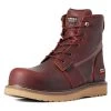 Men's Ariat 6" Rebar Wedge Composite Toe Waterproof Boots -Western Fashion-Ariat 0 650 ariat 6 rebar wedge composite toe waterproof boots rusted copper