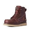 Men's Ariat 6" Rebar Wedge Moc Waterproof Boots -Western Fashion-Ariat 0 650 ariat 6 rebar wedge moc waterproof boots rusted copper