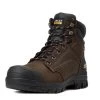 Women's Ariat 6" Treadfast Steel Toe Waterproof Boots 1 Women's Ariat 6" Treadfast Steel Toe Waterproof Boots -Western Fashion-Ariat 0 650 ariat 6 treadfast steel toe waterproof boots dark brown