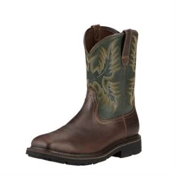 Men's Ariat Sierra Wide Square Toe Steel Toe Boots