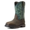 Men's Ariat Workhog XT BOA Composite Toe Waterproof Boots -Western Fashion-Ariat 0 650 ariat workhog xt boa composite toe waterproof boots bruin brown dark forest