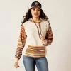ARIAT WOMENS CHIMAYO PRINT HOODIE - SUNSET SALTILLO -Western Fashion-Ariat 04a97ad94ee95564ca02b1653d1bed2b