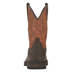 Men's Ariat 10" Groundbreaker Wide Square Toe Steel Toe Boots -Western Fashion-Ariat 1 650 ariat 10 groundbreaker wide square toe steel toe brown ember