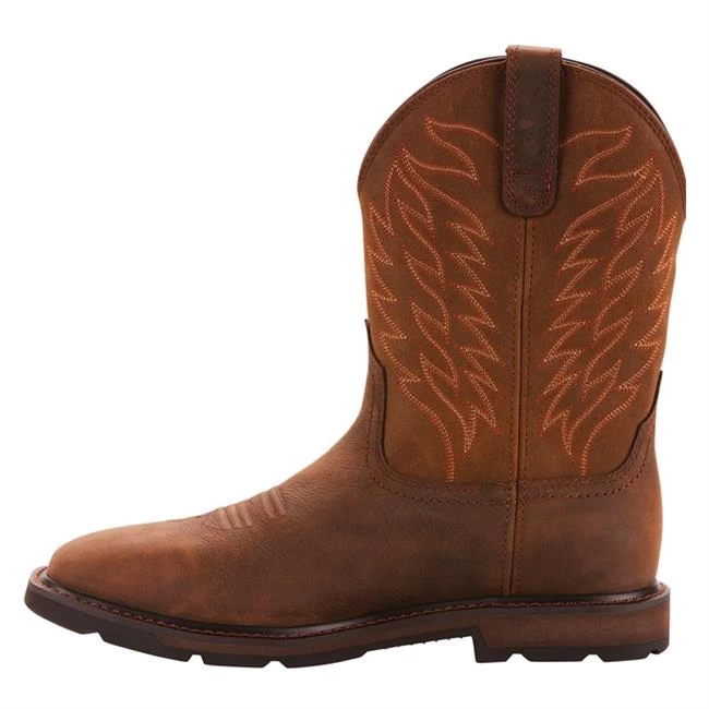 Men's Ariat 10" Groundbreaker Wide Square Toe Waterproof Boots 4 Men's Ariat 10" Groundbreaker Wide Square Toe Waterproof Boots - Image 2