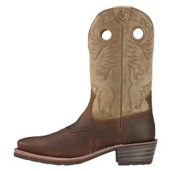 Men's Ariat 12" Heritage Roughstock Boots -Western Fashion-Ariat 1 650 ariat 12 heritage roughstock earth brown bomber