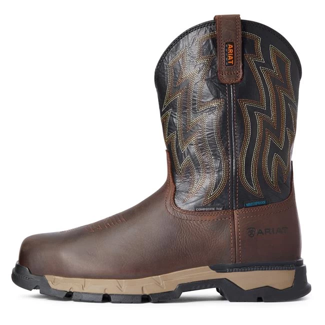 Men's Ariat Rebar Flex Western Composite Toe Waterproof Boots 4 Men's Ariat Rebar Flex Western Composite Toe Waterproof Boots - Image 2