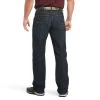 ARIAT MENS REBAR M5 DURASTRETCH JEAN - BLACKSTONE -Western Fashion-Ariat 10016223 back