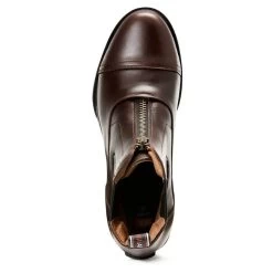 Women's Devon Nitro Zip Paddock - Waxed Chocolate -Western Fashion-Ariat 10027238 toe