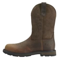 Men's Ariat 10" Groundbreaker Pull-On Steel Toe Boots -Western Fashion-Ariat 2 650 ariat 10 groundbreaker pull on steel toe brown