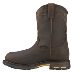 Men's Ariat 10" Workhog Pull-On Composite Toe Waterproof Boots 13 Men's Ariat 10" Workhog Pull-On Composite Toe Waterproof Boots -Western Fashion-Ariat 2 650 ariat 10 workhog pull on composite toe waterproof oily distressed brown