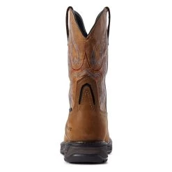 Men's Ariat 11" Workhog XT H2O Wide Sqare Carbon Toe Waterproof Boots 9 Men's Ariat 11" Workhog XT H2O Wide Sqare Carbon Toe Waterproof Boots -Western Fashion-Ariat 2 650 ariat 11 workhog xt h2o wide square carbon toe waterproof boots destressed brown bravo brown