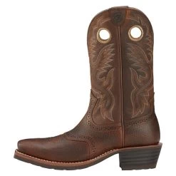 Men's Ariat 12" Heritage Roughstock Boots -Western Fashion-Ariat 2 650 ariat 12 heritage roughstock brown oiled rowdy