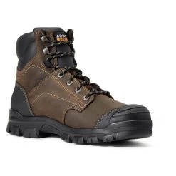 Men's Ariat 6" Treadfast Waterproof Boots -Western Fashion-Ariat 2 650 ariat 6 treadfast waterproof boots dark brown1
