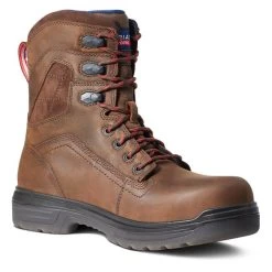 Men's Ariat 8" Turbo Waterproof Carbon Toe Boots -Western Fashion-Ariat 2 650 ariat 8 turbo waterproof carbon toe boots rich brown