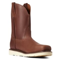 Men's Ariat Rambler Wedge Work Steel Toe Boots -Western Fashion-Ariat 2 650 ariat rambler wedge work steel toe boots brown