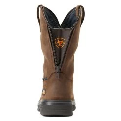 Men's Ariat Turbo Pull-On Composite Toe Waterproof Boots -Western Fashion-Ariat 2 650 ariat turbo pull on composite toe waterproof boots mocha