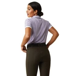 ARIAT WOMENS BANDERA 1/4 ZIP POLO - HERILOOM LILAC -Western Fashion-Ariat 23a443d6f9019e0c131478760dc0280c