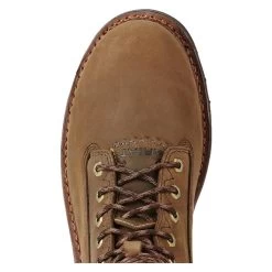 Men's Ariat 8" Powerline H2O Composite Toe Waterproof Boots -Western Fashion-Ariat 3 650 ariat 8 powerline h2o composite toe waterproof oily distressed brown