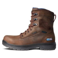 Men's Ariat 8" Turbo Waterproof Carbon Toe Boots -Western Fashion-Ariat 3 650 ariat 8 turbo waterproof carbon toe boots rich brown
