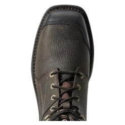 Men's Ariat Workhog XT 8" Side-Zip Carbon Toe Waterproof Boots -Western Fashion-Ariat 3 650 ariat workhog xt 8 side zip carbon toe waterproof bruin brown