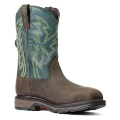 Men's Ariat Workhog XT BOA Composite Toe Waterproof Boots -Western Fashion-Ariat 3 650 ariat workhog xt boa composite toe waterproof boots bruin brown dark forest