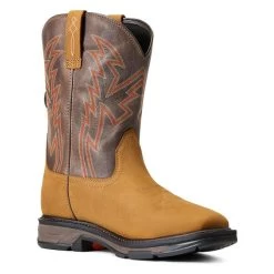 Men's Ariat Workhog XT BOA Waterproof Boots -Western Fashion-Ariat 3 650 ariat workhog xt boa waterproof boots aged bark brown