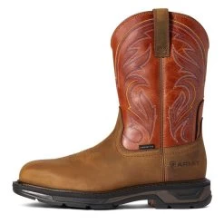 Men's Ariat Workhog XT Cottonwood Carbon Toe Boots -Western Fashion-Ariat 3 650 ariat workhog xt cottonwood carbon toe boots dark earth brick