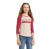 ARIAT GIRLS REAL LONG LIVE FARM GIRLS TEE