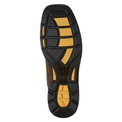 Men's Ariat 11" Workhog Wellington H2O Composite Toe Waterproof Boots -Western Fashion-Ariat 4 650 ariat 11 workhog wellington h2o composite toe waterproof oily distressed brown