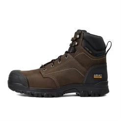 Women's Ariat 6" Treadfast Steel Toe Waterproof Boots -Western Fashion-Ariat 4 650 ariat 6 treadfast steel toe waterproof boots dark brown