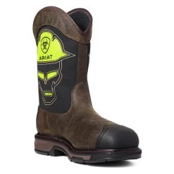 Men's Ariat WorkHog XT VentTek Bold Carbon Toe Waterproof Boots -Western Fashion-Ariat 4 650 ariat workhog xt venttek bold carbon toe waterproof boots iron coffee acid