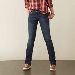 ARIAT R.E.A.L PERFECT RISE AUBREE STRAIGHT JEAN - MISSOURI -Western Fashion-Ariat 40bb0a9d92c6c8c289034da998041f6c