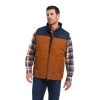 ARIAT CRIUS INSULATED VEST - CHESTNUT/NAVY -Western Fashion-Ariat 49df36b9a888fbf61490dbe220017630