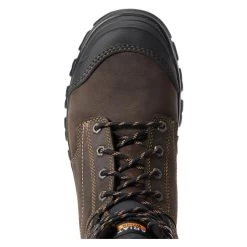 Men's Ariat 6" Treadfast Steel Toe Waterproof Boots -Western Fashion-Ariat 5 650 ariat 6 treadfast steel toe waterproof boots distressed brown