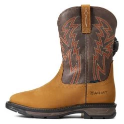 Men's Ariat Workhog XT BOA Waterproof Boots -Western Fashion-Ariat 5 650 ariat workhog xt boa waterproof boots aged bark brown