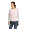 ARIAT REAL LOOP BASEBALL LONG SLEEVE TEE -Western Fashion-Ariat 602243b7d42db5a289e61b88cee2c45a