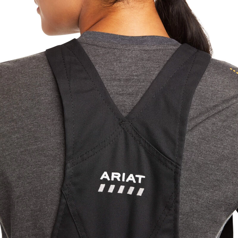 ARIAT REBAR WOMENS INSULATED BIB OVERALLS - BLACK 6 ARIAT REBAR WOMENS INSULATED BIB OVERALLS - BLACK - Image 4