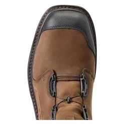 Men's Ariat 8" Workhog XT BOA Composite Toe Waterproof Boots -Western Fashion-Ariat 7 650 ariat 8 workhog xt boa composite toe waterproof boots chocolate brown