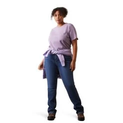 ARIAT WOMENS REBAR COTTON STRONG T-SHIRT -Western Fashion-Ariat 7ca5f42662912bba2c528e23302e64d1