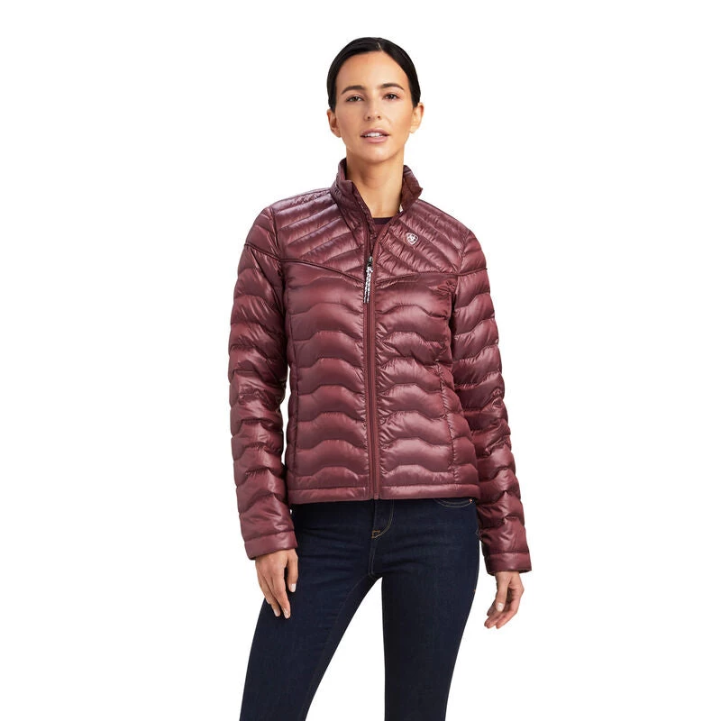 ARIAT WOMENS IDEAL DOWN JACKET - IR WILD GINGER 2 ARIAT WOMENS IDEAL DOWN JACKET - IR WILD GINGER