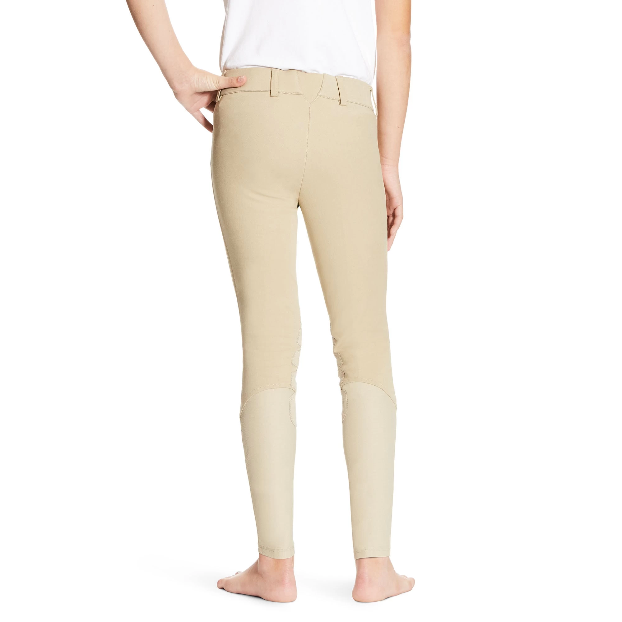 ARIAT YOUTH HERITAGE KNEE PATCH BREECH - TAN 4 ARIAT YOUTH HERITAGE KNEE PATCH BREECH - TAN - Image 2
