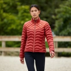 Ariat Ideal Down Jacket -Western Fashion-Ariat AriatIdealDownJacketIridescentRed11