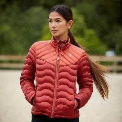 Ariat Ideal Down Jacket -Western Fashion-Ariat AriatIdealDownJacketIridescentRed8