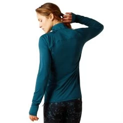 Ariat Lowell 2.0 1/4 Zip Baselayer -Western Fashion-Ariat AriatLowell2ZipBaselayerReflectingPond3